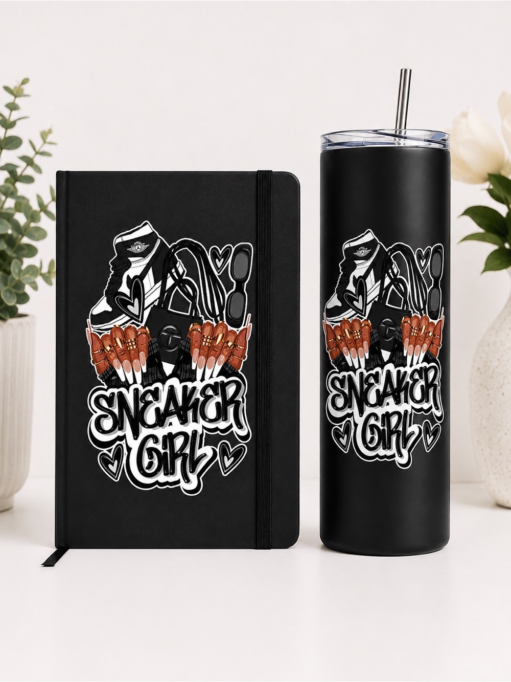 Sneaker Girl UV DTF Transfer | Transfer Only